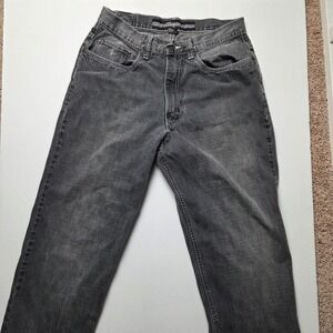 Vintage ENYCE Y2K Charcoal Denim Jeans Size 32W x 29L